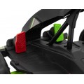 Rychlá 3 Drift dětská baterie motokára černá + funkce driftování + 2x150W motory + LED rádio + pásy