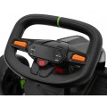 Rychlá 3 Drift dětská baterie motokára černá + funkce driftování + 2x150W motory + LED rádio + pásy