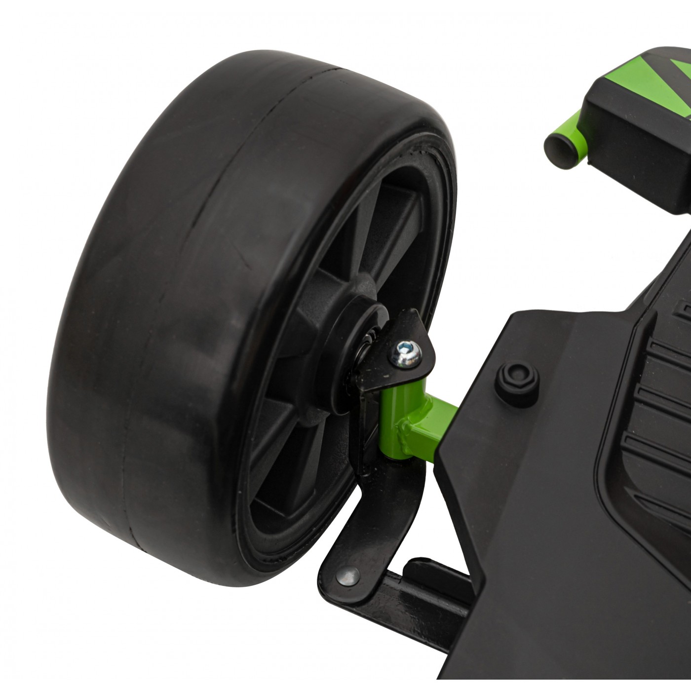 Rychlá 3 Drift dětská baterie motokára černá + funkce driftování + 2x150W motory + LED rádio + pásy