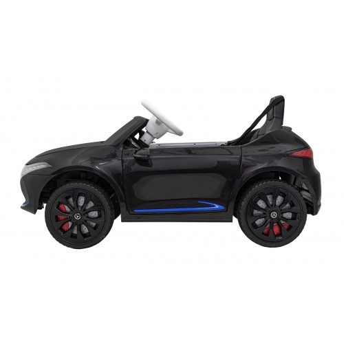 Mercedes Benz AMG EQA Kids černý + dálkové ovládání + 5bodové pásy + EVA + MP3 displej + LED