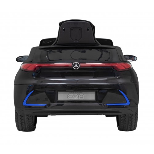 Mercedes Benz AMG EQA Kids černý + dálkové ovládání + 5bodové pásy + EVA + MP3 displej + LED