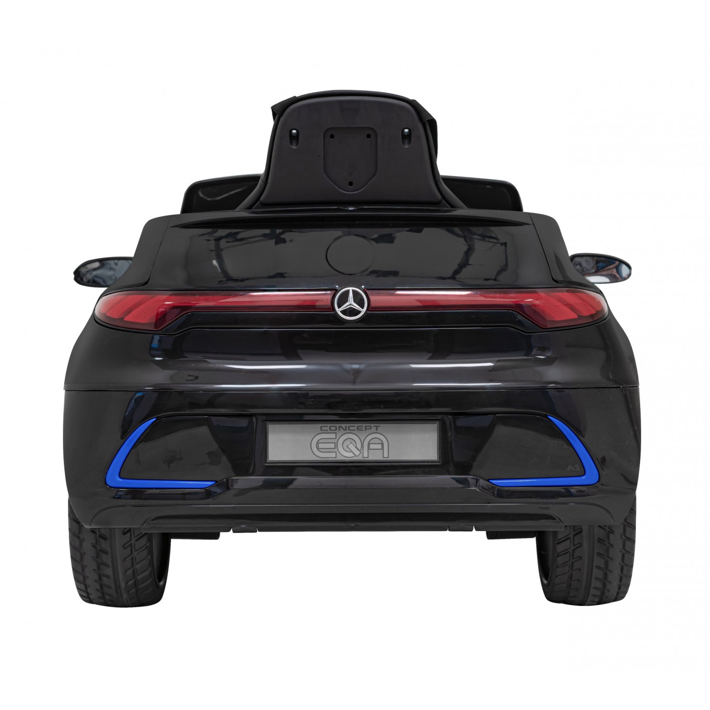 Mercedes Benz AMG EQA Kids černý + dálkové ovládání + 5bodové pásy + EVA + MP3 displej + LED