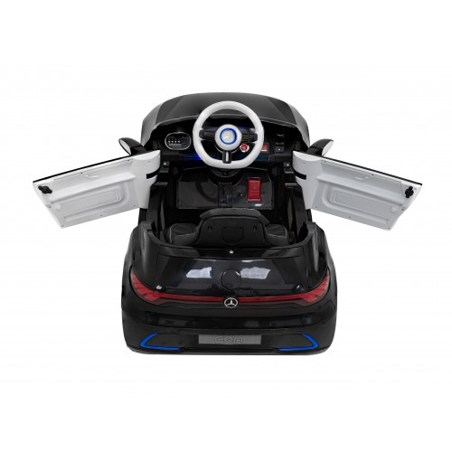 Mercedes Benz AMG EQA Kids černý + dálkové ovládání + 5bodové pásy + EVA + MP3 displej + LED