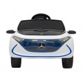 Mercedes Benz AMG EQA dětská bílá + dálkové ovládání + 5 bodové pásy + EVA + MP3 displej + LED