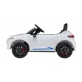 Mercedes Benz AMG EQA dětská bílá + dálkové ovládání + 5 bodové pásy + EVA + MP3 displej + LED
