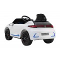 Mercedes Benz AMG EQA dětská bílá + dálkové ovládání + 5 bodové pásy + EVA + MP3 displej + LED