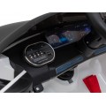 Mercedes Benz AMG EQA dětská bílá + dálkové ovládání + 5 bodové pásy + EVA + MP3 displej + LED