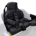 Mercedes Benz AMG EQA dětská bílá + dálkové ovládání + 5 bodové pásy + EVA + MP3 displej + LED