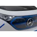Mercedes Benz AMG EQA dětská bílá + dálkové ovládání + 5 bodové pásy + EVA + MP3 displej + LED