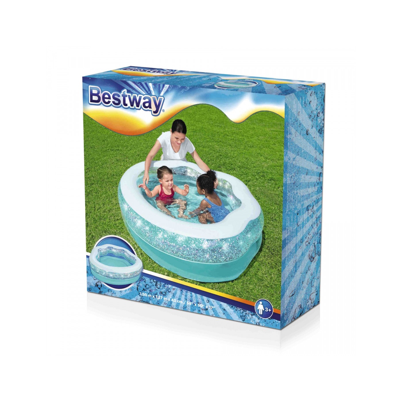 Bazén mušle 150 127 43 cm BESTWAY