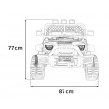 Geoland Power Off-Road auto pro 2 děti červené dálkové 2x200W motory kufr MP3 rádio LED