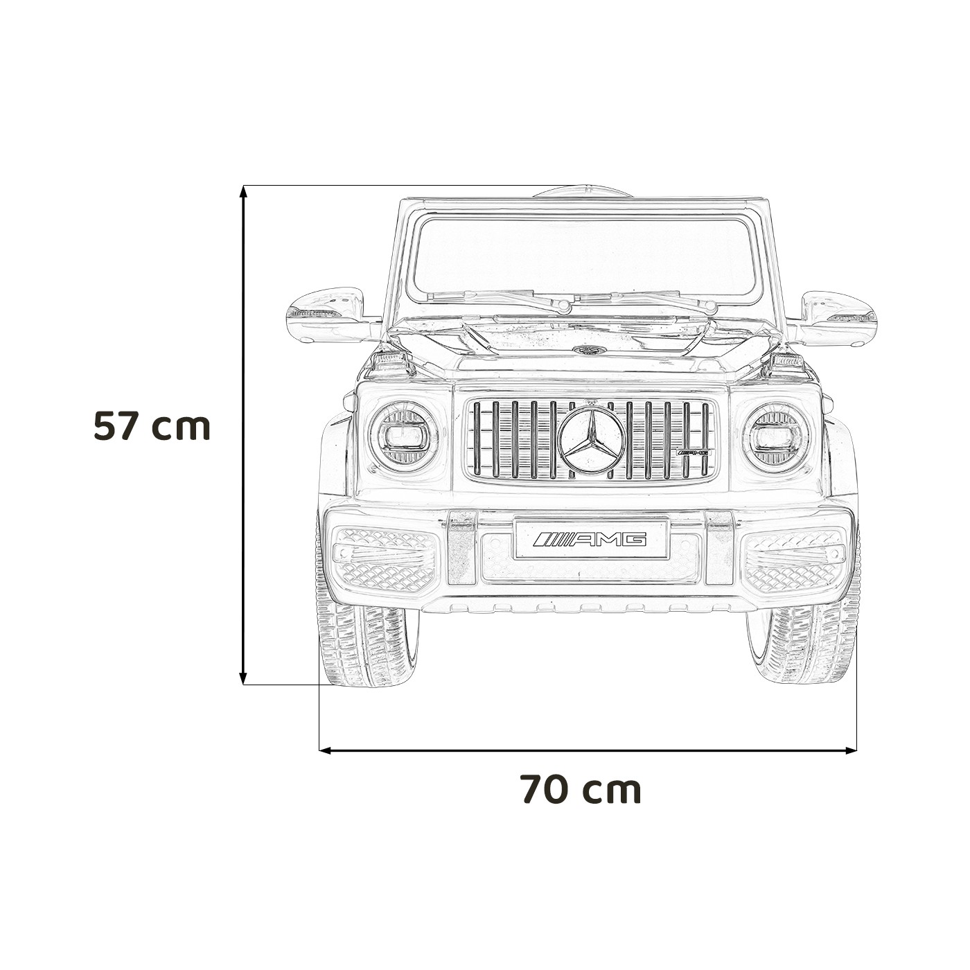 Mercedes AMG G63 Dětský červený dálkový MP3 LED pomalý start EVA PÁSY