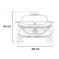 Mercedes Benz AMG EQA Kids černý + dálkové ovládání + 5bodové pásy + EVA + MP3 displej + LED