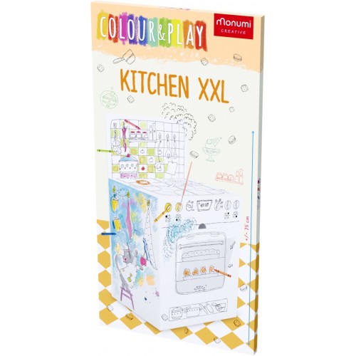 Prostorová omalovánka „Kitchen“ XXL pro děti