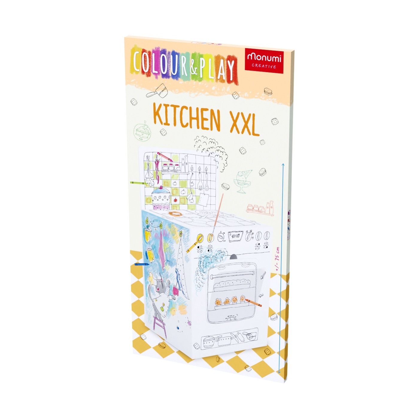 Prostorová omalovánka „Kitchen“ XXL pro děti