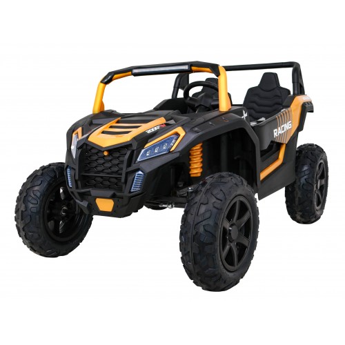 Buggy ATV Strong Racing pro 2 děti zlatý  + Bezkartáčový motor + Nafukovací kola + Audio LED