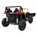 Buggy ATV Strong Racing pro 2 děti zlatý  + Bezkartáčový motor + Nafukovací kola + Audio LED