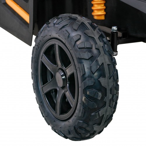 Buggy ATV Strong Racing pro 2 děti zlatý  + Bezkartáčový motor + Nafukovací kola + Audio LED