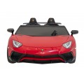Lamborghini Aventador SV vozidlo červené