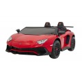 Lamborghini Aventador SV vozidlo červené