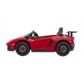 Lamborghini Aventador SV vozidlo červené