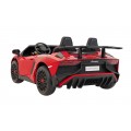 Lamborghini Aventador SV vozidlo červené