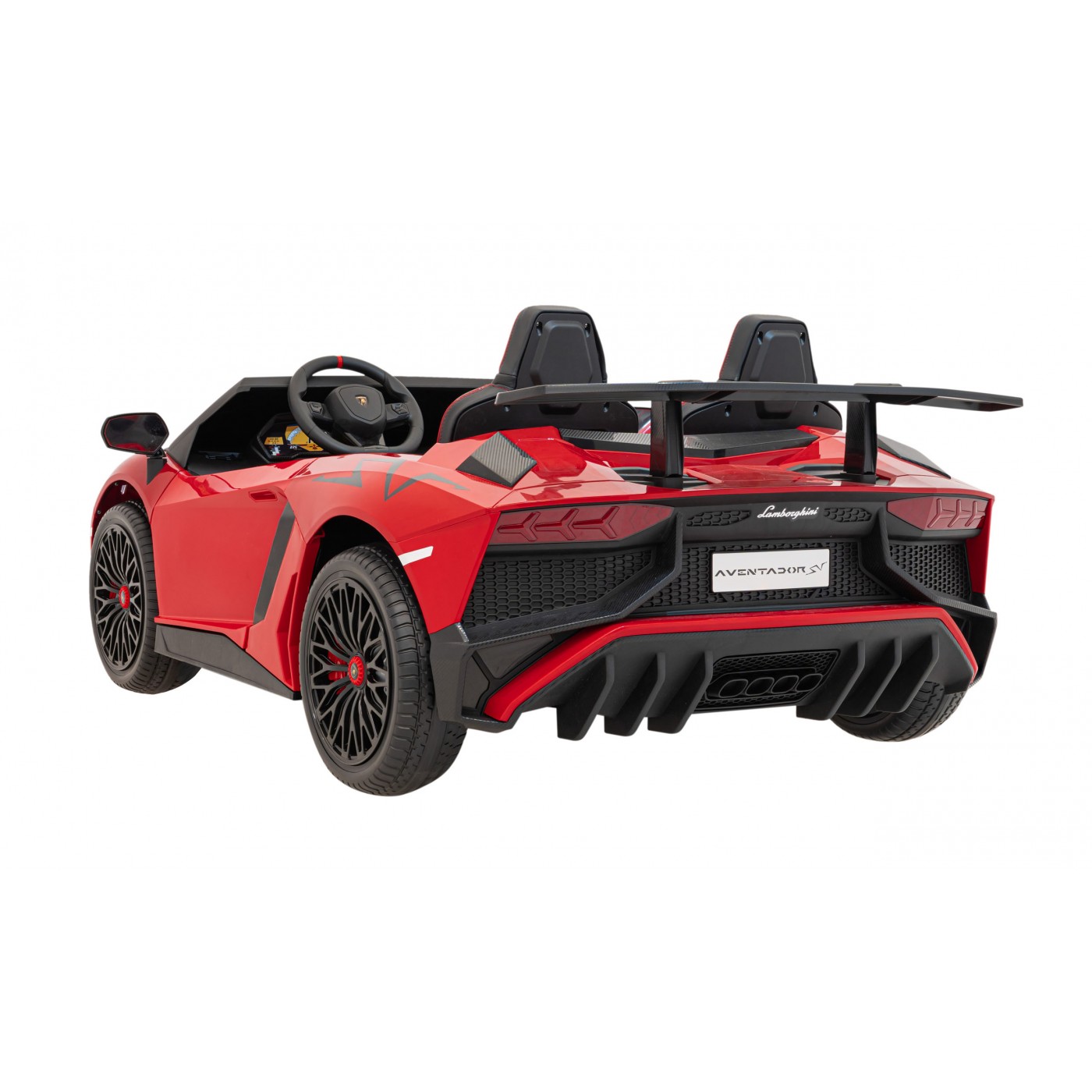 Lamborghini Aventador SV vozidlo červené