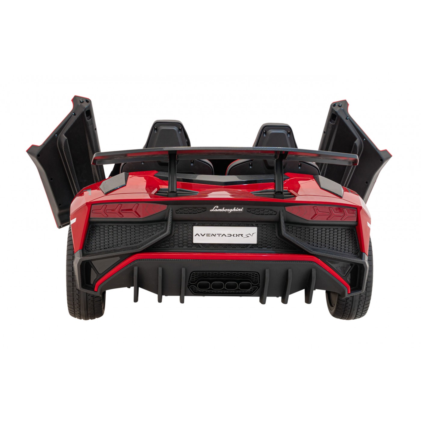 Lamborghini Aventador SV vozidlo červené