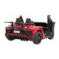 Lamborghini Aventador SV vozidlo červené