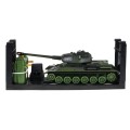 Dálkově ovládané 2 tanky T-34 vs. tygří tanky pro děti 3+ střelecké modely 1:28 + velká bitva tanků + zhasnutá světla