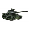 Dálkově ovládané 2 tanky T-34 vs. tygří tanky pro děti 3+ střelecké modely 1:28 + velká bitva tanků + zhasnutá světla