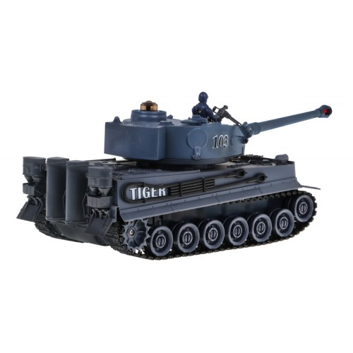 Dálkově ovládané 2 tanky T-34 vs. tygří tanky pro děti 3+ střelecké modely 1:28 + velká bitva tanků + zhasnutá světla