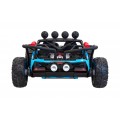 Auto Buggy Racing 5 pro děti na baterii Modré 2x200W Motory Dálkové ovládání Audio LED Pomalý Start