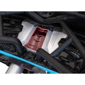 Auto Buggy Racing 5 pro děti na baterii Modré 2x200W Motory Dálkové ovládání Audio LED Pomalý Start