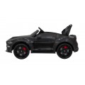 Autíčko Ford Mustang GT na baterii pro děti černá + Nastavení sedadla + LED audio + EVA + Pomalý start