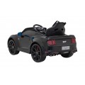 Autíčko Ford Mustang GT na baterii pro děti černá + Nastavení sedadla + LED audio + EVA + Pomalý start