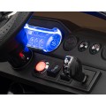 Autíčko Ford Mustang GT na baterii pro děti černá + Nastavení sedadla + LED audio + EVA + Pomalý start