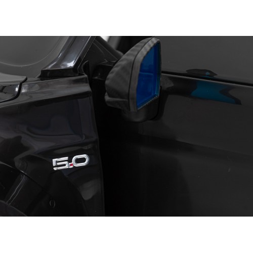 Autíčko Ford Mustang GT na baterii pro děti černá + Nastavení sedadla + LED audio + EVA + Pomalý start