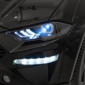 Autíčko Ford Mustang GT na baterii pro děti černá + Nastavení sedadla + LED audio + EVA + Pomalý start