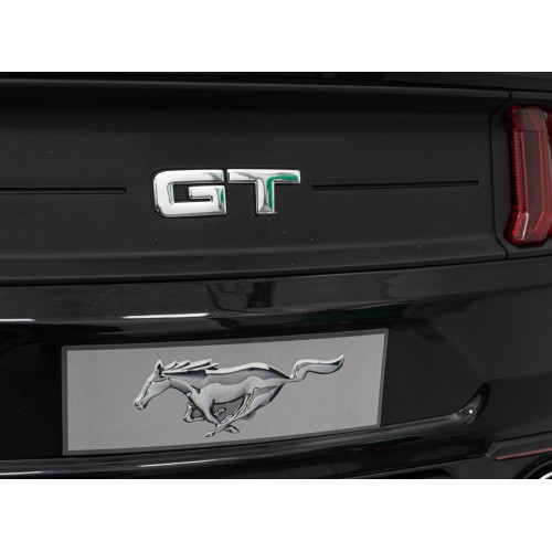 Autíčko Ford Mustang GT na baterii pro děti černá + Nastavení sedadla + LED audio + EVA + Pomalý start