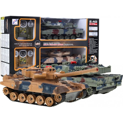 Bitva tanků s kouřem R/C 2.4G