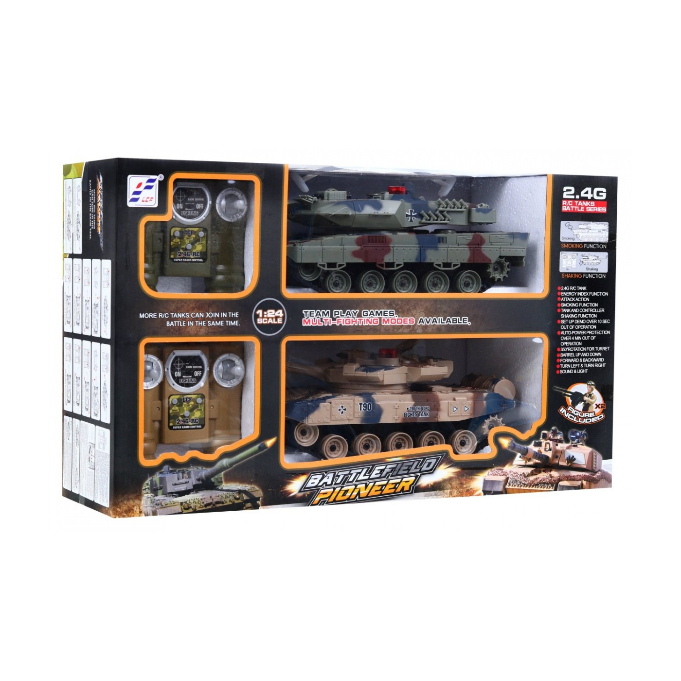 Bitva tanků s kouřem R/C 2.4G