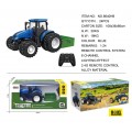 R/C modrý traktor + příslušenství