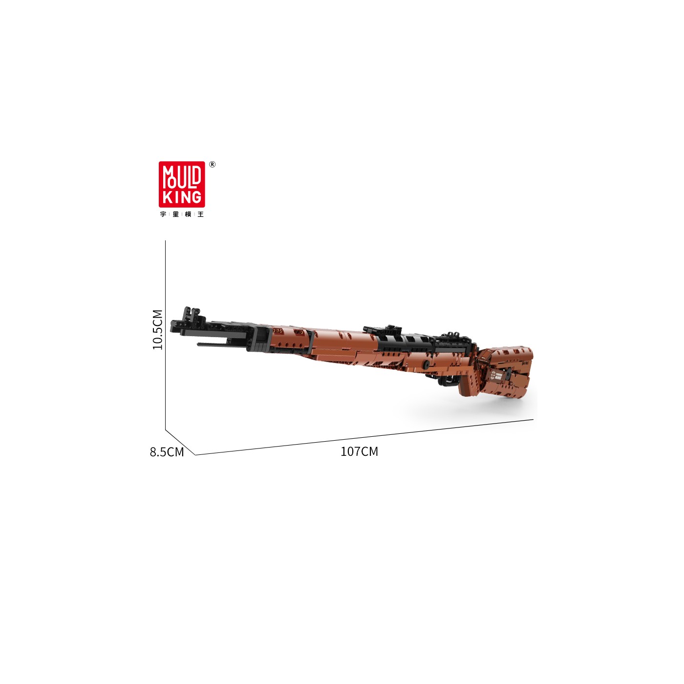 Bloky puška Mauser 98K 1025el.