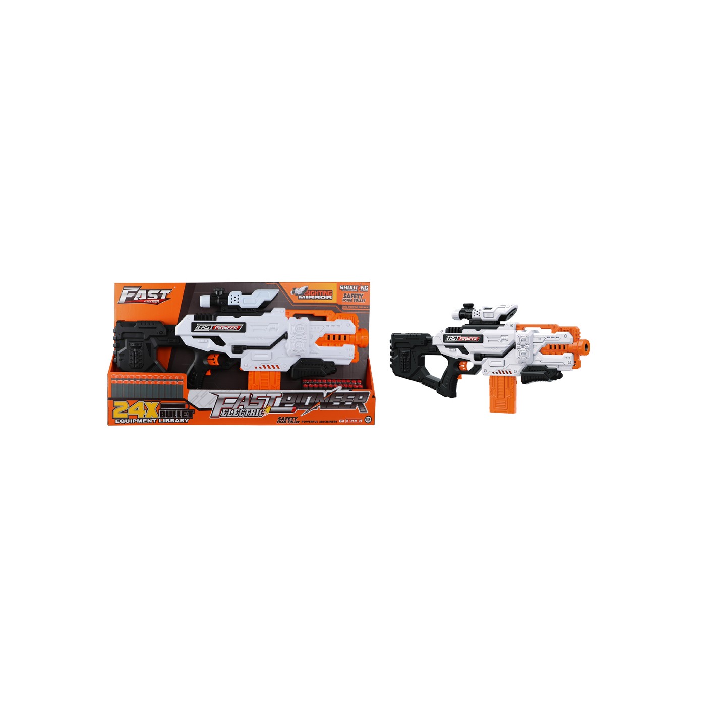 Rychlá puška Pioneer bílá