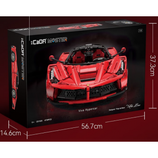 R/C bloky Sportovní Autíčko Hyperauto červené EE