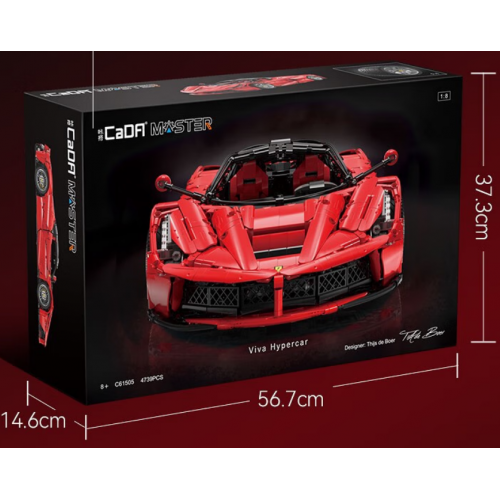 R/C bloky Sportovní Autíčko Hyperauto červené EE