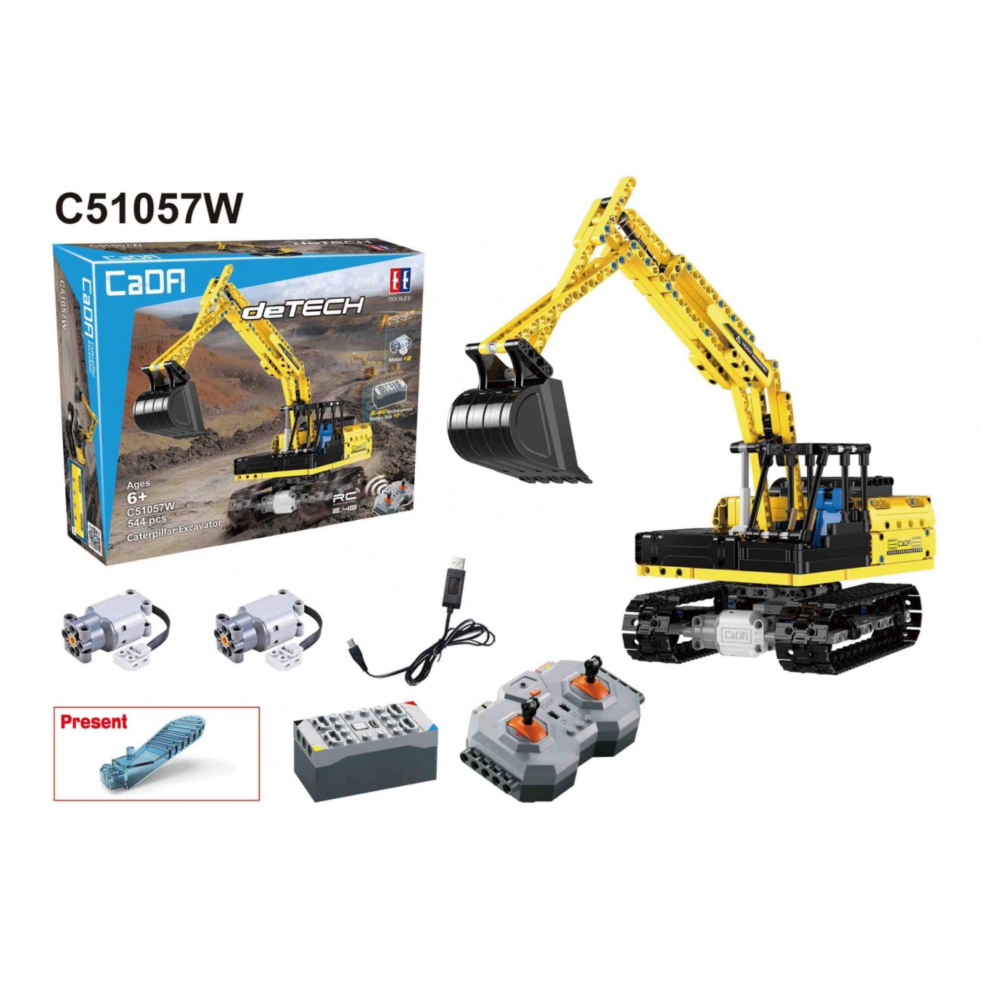 Bloky R/C Rýpadlo 544el. EE