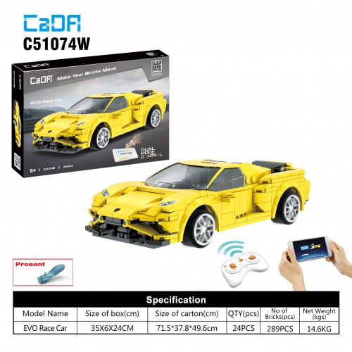 Bloky R/C sportovní autíčko 289el. EE