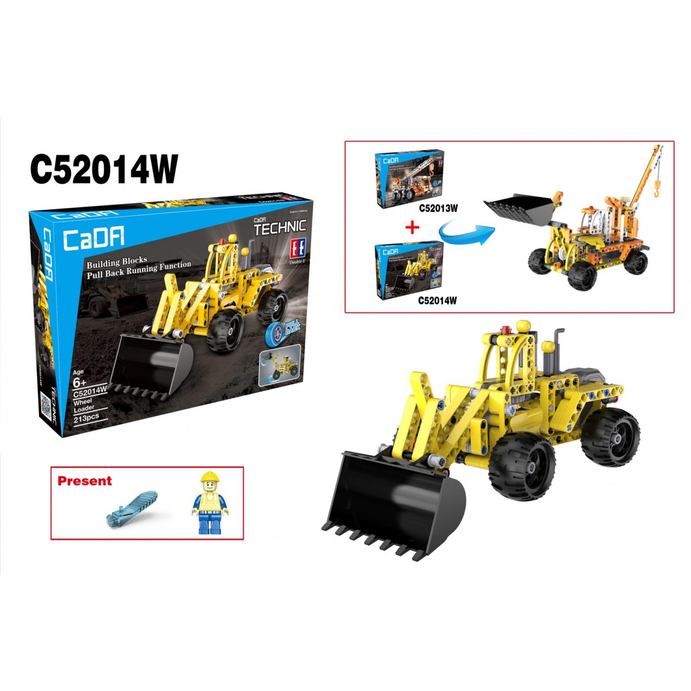 Bloky Buldozer 213el. EE